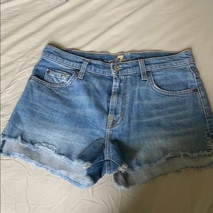 7 For All Mankind denim shorts
